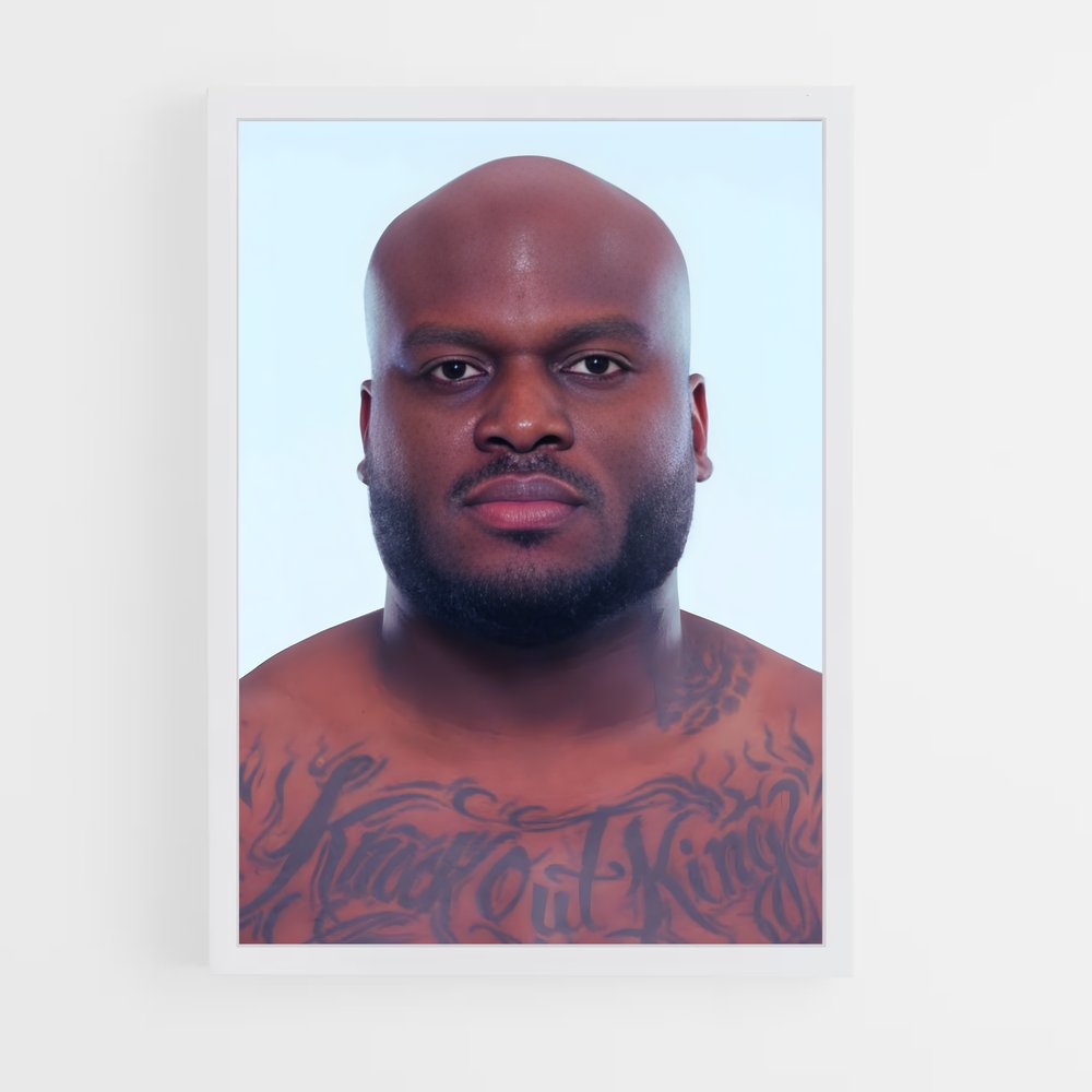 Poster Derrick lewis imposante – affiche MMA (vue 3)